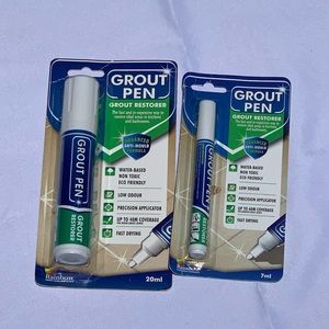 Grout pens unopened white 2 sizes